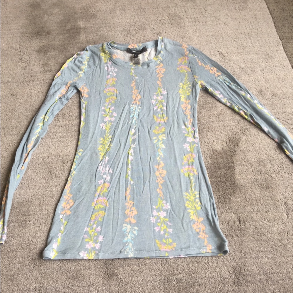 BCBG jersey knot top XS